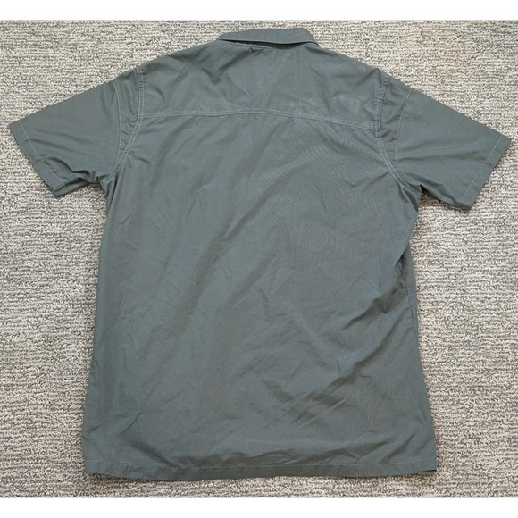 Kuhl Button Up‎ Shirt Mens Small Greeb Plaid Short Sleeve Hiking Outdoors - Picture 5 of 8